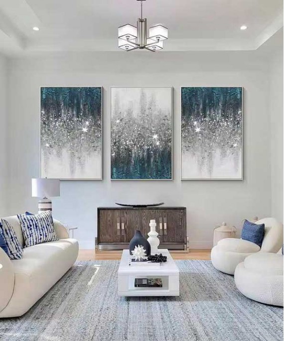 60*90 Cm Crystall Porsalein Painting Decorative For Living Room  And 3D Effect
